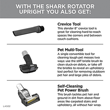 Shark&reg; Rotator&reg; Lift-Away&reg; ADV DuoClean&reg; PowerFins Upright Vacuum with Self-Cleaning Brushroll. View a larger version of this product image.