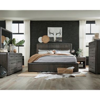 Progressive Furniture Oakley 1-Drawer Nightstand in Distressed Java | Bed  Bath & Beyond