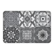 Laural Home&reg; 20" x 30" Grey Granada Kitchen Mat