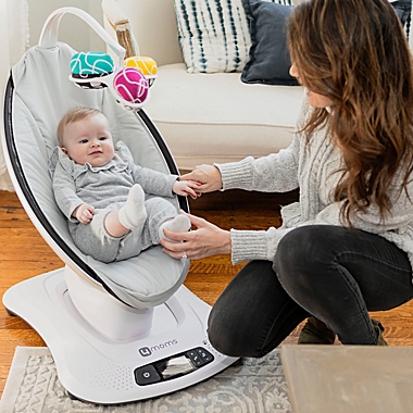 4moms&reg; mamaRoo&reg;4 Classic Multi-Motion&trade; Baby Swing in Grey. View a larger version of this product image.