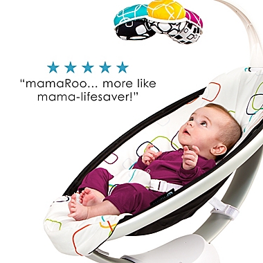 4moms&reg; mamaRoo&reg;4 Classic Multi-Motion&trade; Baby Swing in Grey. View a larger version of this product image.
