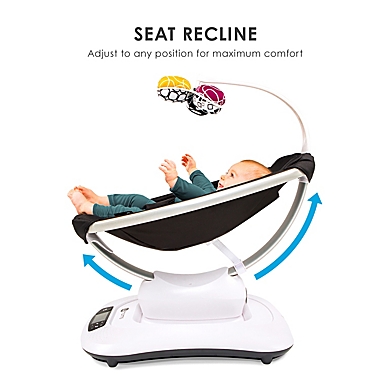 4moms&reg; mamaRoo&reg;4 Classic Multi-Motion&trade; Baby Swing in Black. View a larger version of this product image.