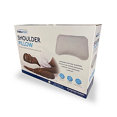 Therapedic&reg; Shoulder Contour Bed Pillow. View a larger version of this product image.