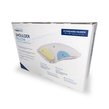 Therapedic&reg; Shoulder Contour Bed Pillow. View a larger version of this product image.