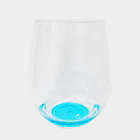 Alternate image 0 for Destination Summer Bubble Bottom Stemless Wine Glass in Blue