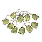 Alternate image 1 for Bee & Willow&trade; Home Solar 10ct Wicker String Lights in Celadon