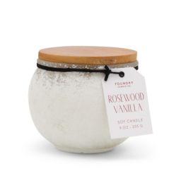 Foundry Candle Co. Sands Pearl Rosewood Vanilla 9 oz. Scented Candle in Rust
