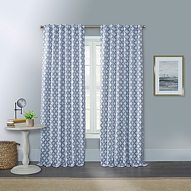 Willow 95-Inch Rod Pocket/Back Tab Window Curtain Panel in Twilight (Single). View a larger version of this product image.