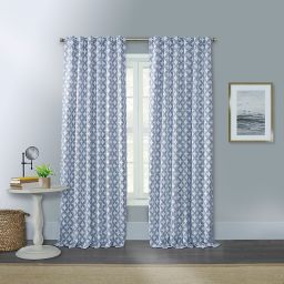 Willow 95-Inch Rod Pocket/Back Tab Window Curtain Panel in Twilight (Single)