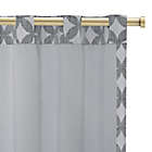 Alternate image 2 for Willow 95-Inch Rod Pocket/Back Tab Window Curtain Panel in Twilight (Single)