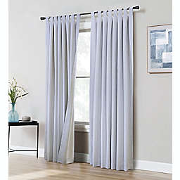 Commonwealth Home Fashions ThermaPlus Ventura 84-Inch Curtain Panels in White (Set of 2)