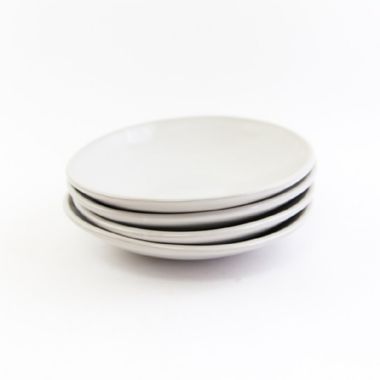 Carthage.co Dadasi Dessert Plates in Pearl (Set of 4). View a larger version of this product image.