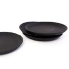 Alternate image 1 for Carthage.co La Marsa Dessert Plates in Basalt (Set of 4)