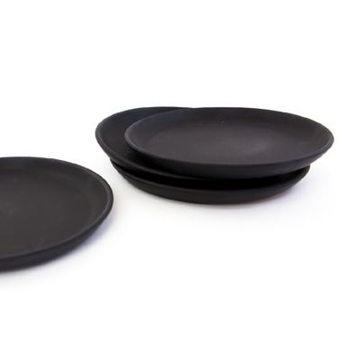 Carthage.co La Marsa Dessert Plates in Basalt (Set of 4). View a larger version of this product image.