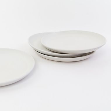 Carthage.Co La Marsa Dessert Plates in Chalk (Set of 4). View a larger version of this product image.