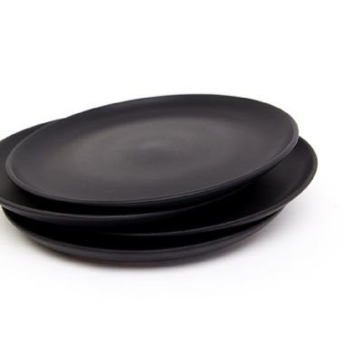 Carthage.co La Marsa Dinner Plates in Basalt (Set of 4). View a larger version of this product image.