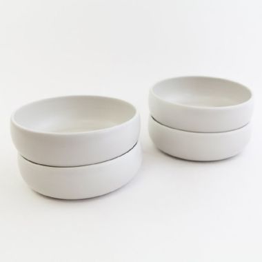 Carthage.Co La Marsa Fruit Plates in Chalk (Set of 4). View a larger version of this product image.