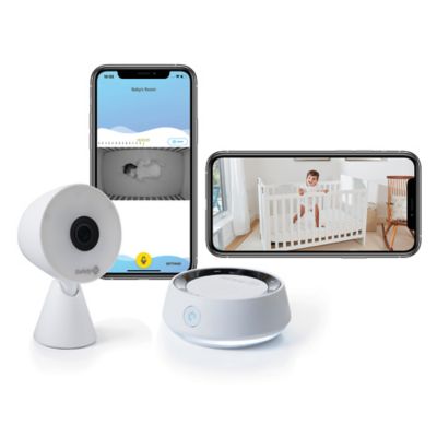 Safety 1st® HD WiFi Baby Monitor with Sound/Movement Detecting Audio Unit in White