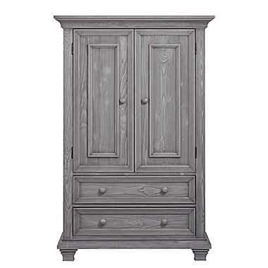 Oxford Baby Westport Armoire in Dusk Grey. View a larger version of this product image.