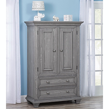 Oxford Baby Westport Armoire in Dusk Grey. View a larger version of this product image.
