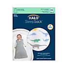 Alternate image 4 for HALO&reg; SleepSack&reg; Medium Dinosaurs Micro-Fleece Wearable Blanket in Blue