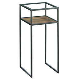 Zingz & Thingz Small Side Table in Wood/Black