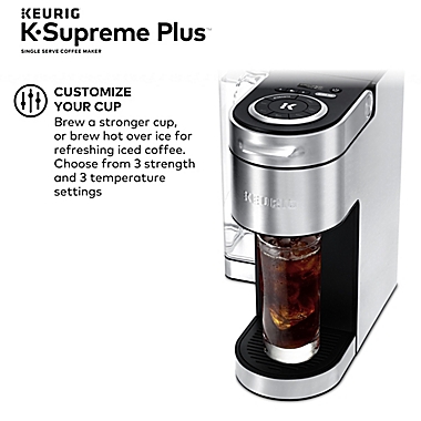Keurig&reg; K-Supreme Plus&reg; Single Serve Coffee Maker MultiStream Technology&trade; in Stainless Steel. View a larger version of this product image.