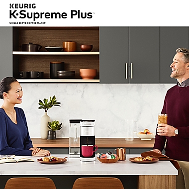 Keurig&reg; K-Supreme Plus&reg; Single Serve Coffee Maker MultiStream Technology&trade; in Stainless Steel. View a larger version of this product image.