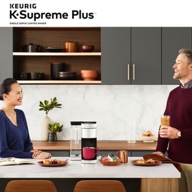 Keurig&reg; K-Supreme Plus&reg; Single Serve Coffee Maker MultiStream Technology&trade; in Stainless Steel. View a larger version of this product image.