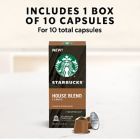 Alternate image 3 for Starbucks&reg; by Nespresso&reg; House Blend Coffee Capsules 10-Count
