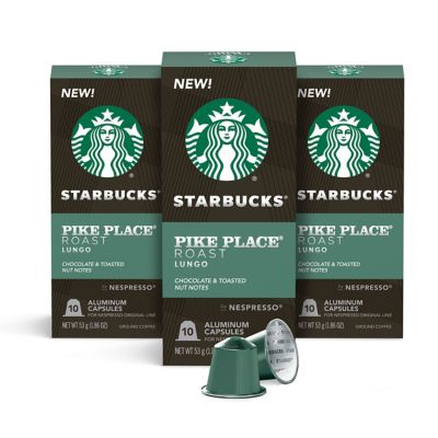 Starbucks&reg; by Nespresso&reg; Pike Place Coffee Capsules 30-Count
