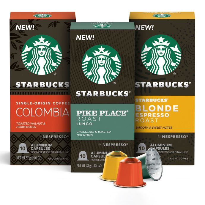 Starbucks® by Nespresso® Variety Pack Coffee Capsules 30