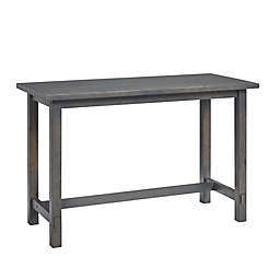 Progressive Furniture Mesa Distressed Writing Desk in Grey