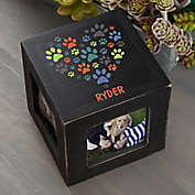 Paws On My Heart Personalized Photo Cube