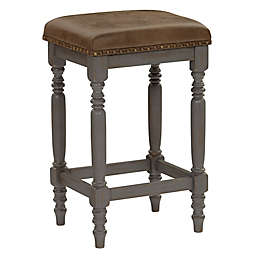 Progressive Furniture Midori Counter Stools in Oak/Gray (Set of 2)