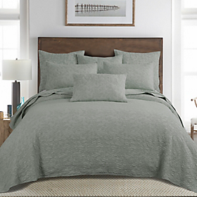 Ivory King/California King King/Cal Details about   Madison Park Tuscany 3 Piece Coverlet Set 