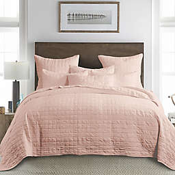 Homthreads Bowie 3-Piece Reversible King Bedspread Set in Blush
