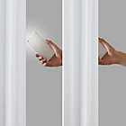 Alternate image 8 for Madison Park Emilia 95-Inch Twist Tab 100% Blackout Curtain Panel in White (Single)