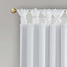 Alternate image 3 for Madison Park Emilia 95-Inch Twist Tab 100% Blackout Curtain Panel in White (Single)