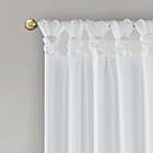 Alternate image 4 for Madison Park Emilia 95-Inch Twist Tab 100% Blackout Curtain Panel in White (Single)