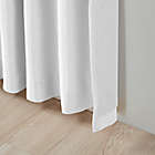 Alternate image 6 for Madison Park Emilia 95-Inch Twist Tab 100% Blackout Curtain Panel in White (Single)