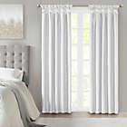 Alternate image 0 for Madison Park Emilia 95-Inch Twist Tab 100% Blackout Curtain Panel in White (Single)