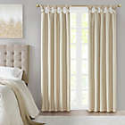 Alternate image 0 for Madison Park Emilia 95-Inch Twist Tab 100% Blackout Curtain Panel in Champagne (Single)