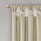Alternate image 2 for Madison Park Emilia 95-Inch Twist Tab 100% Blackout Curtain Panel in Champagne (Single)