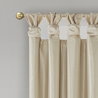 Madison Park Emilia Twist Tab 100% Blackout Window Curtain Panel (Single). View a larger version of this product image.