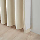 Alternate image 5 for Madison Park Emilia 95-Inch Twist Tab 100% Blackout Curtain Panel in Champagne (Single)