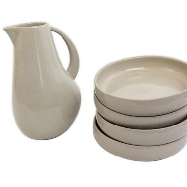 Carthage.co La Marsa 5-Piece Brunch Set in Muslin. View a larger version of this product image.