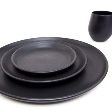 Carthage.co La Marsa 4-Piece Place Setting in Basalt. View a larger version of this product image.