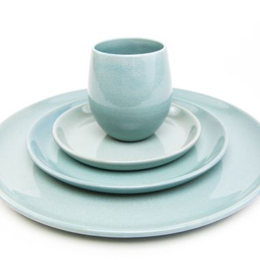 Carthage.co La Marsa 4-Piece Place Setting in Pale Jade. View a larger version of this product image.