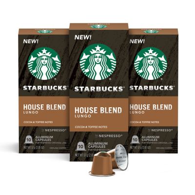 Starbucks&reg; by Nespresso&reg; House Blend Coffee Capsules 30-Count